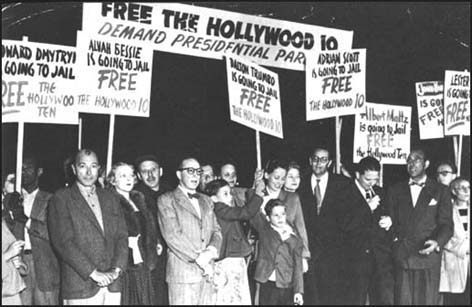 Protest meeting of Hollywood Ten